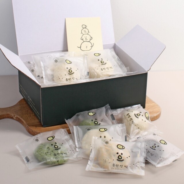 강원더몰,[라이브특가]홍천잣떡 종합  선물세트 16개입